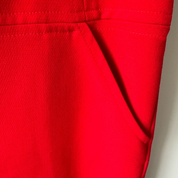 Size 4, LOFT sleeveless red dress - Picture 5 of 6